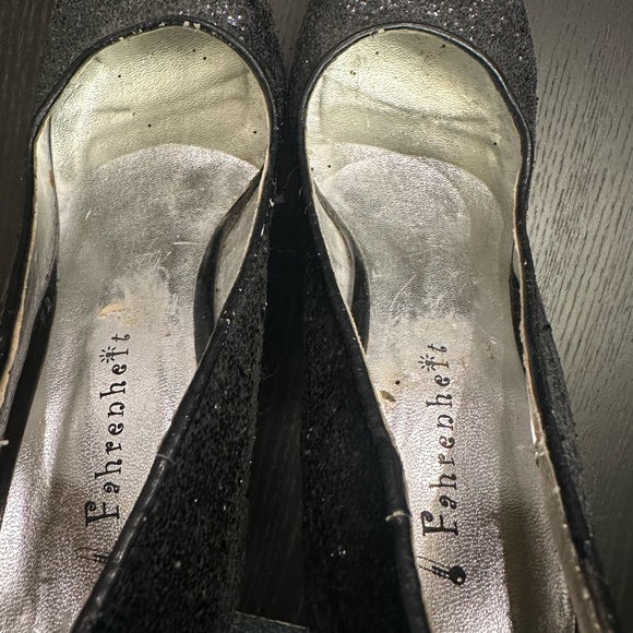 Fahrenheit platform sparkle sequin glitter platform pumps - Picture 3 of 6